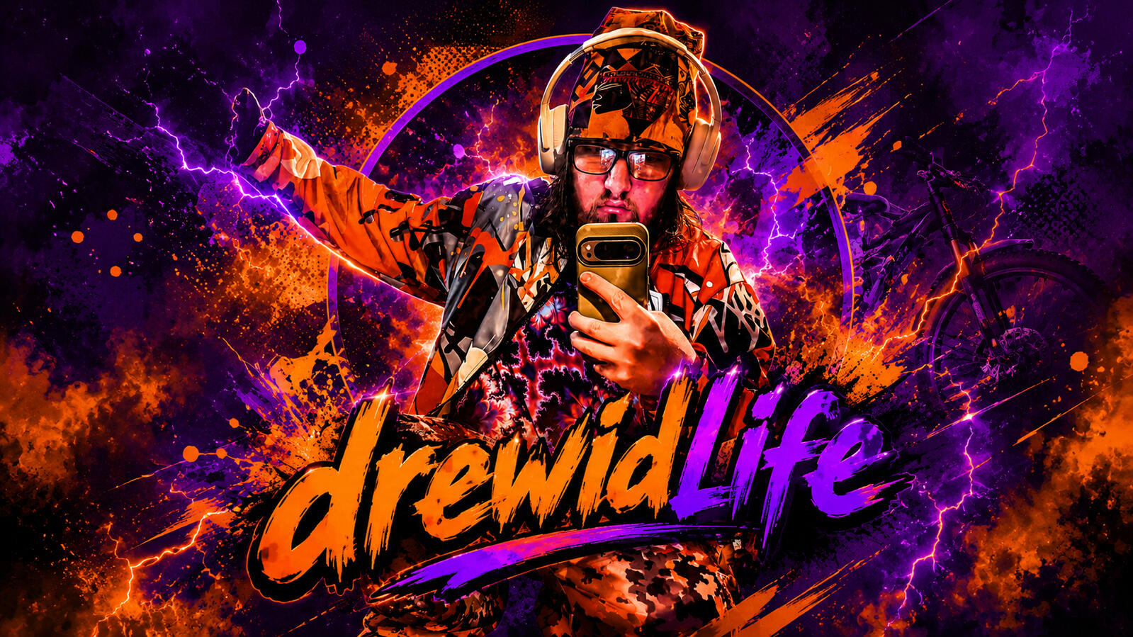 Purple/Orange